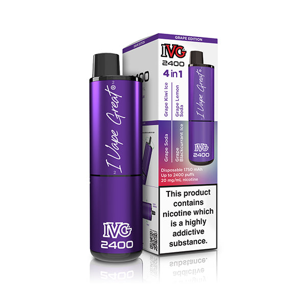 Grape Edition IVG 2400 20MG Disposable