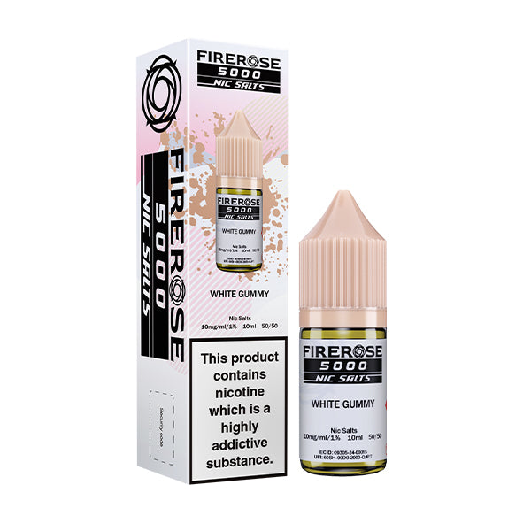 White Gummy Firerose 5000 by ELUX 10ML