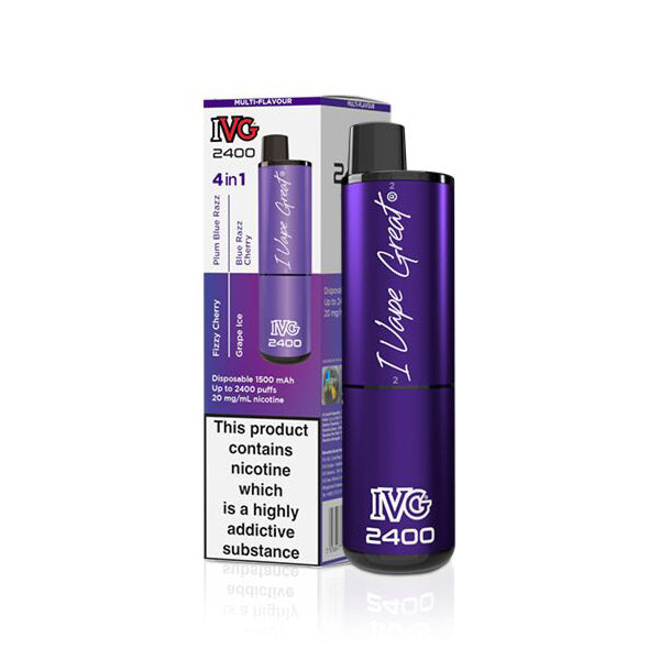 Purple Edition IVG 2400 20MG Disposable