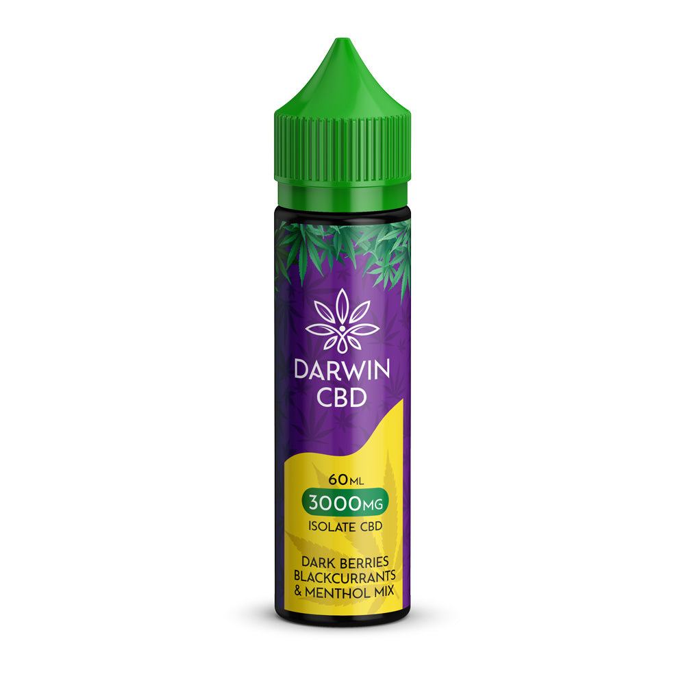 Dark Berries, Blackcurrant & Menthol Mix by Darwin CBD 3000MG 60ML